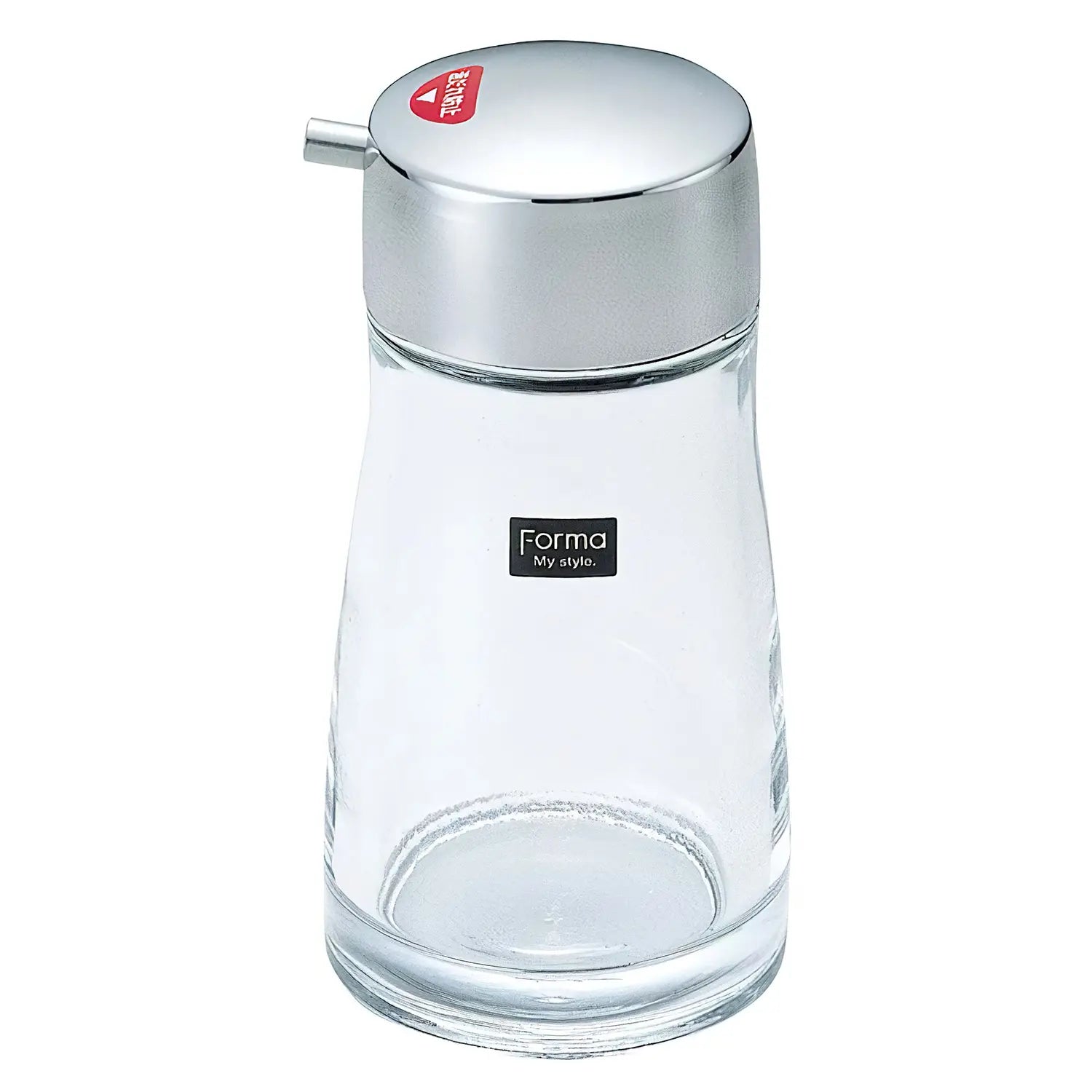 Asvel Forma Glass Soy Sauce Dispenser - Premium Japanese Style Cruet for Kitchen, Dining Table & Sushi Restaurants - Perfect for Soy Sauce, Vinegar & Oil Dressing