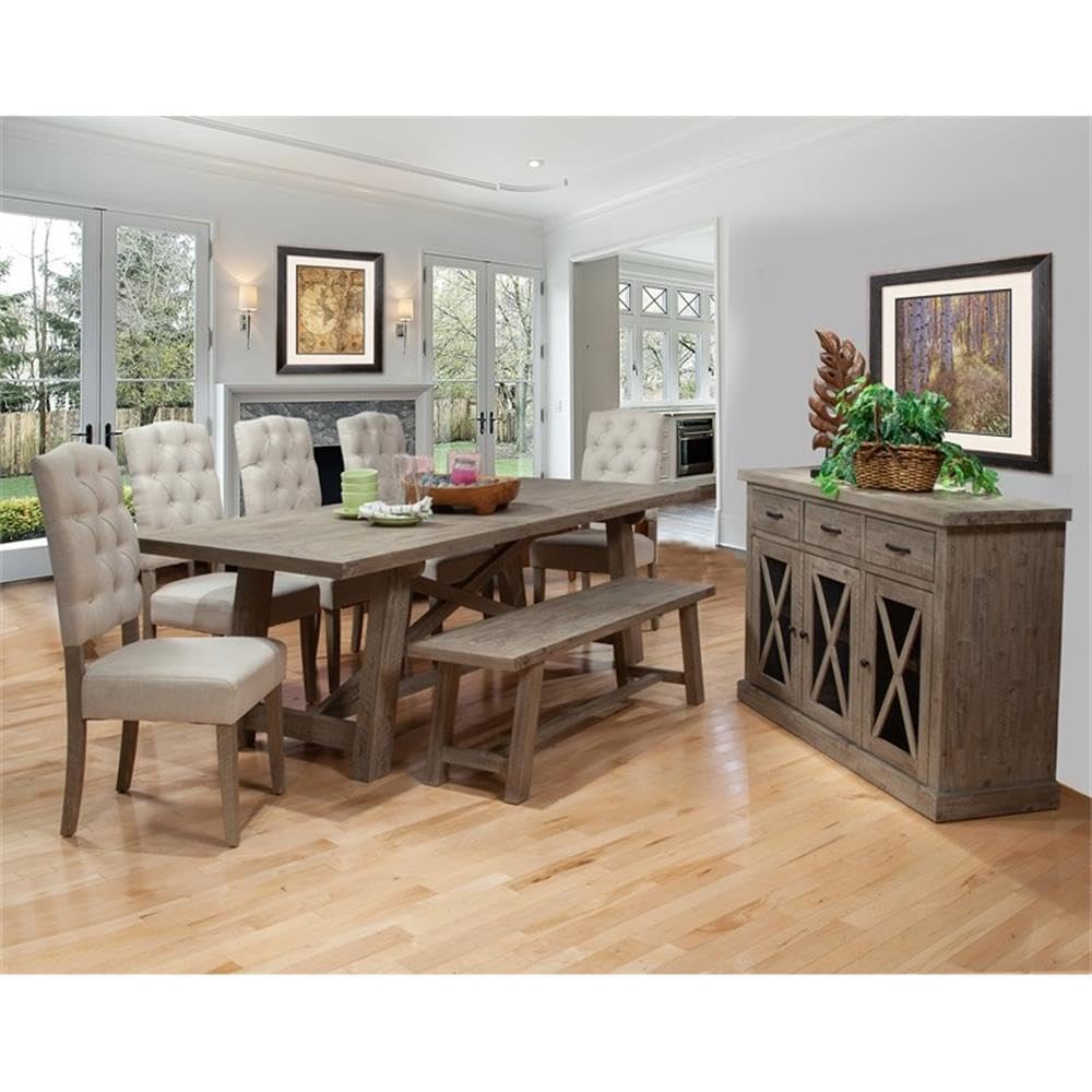 Home Square 5 Piece Dining Set with Table & 4 Chairs - Perfect for Small Spaces & Family Meals