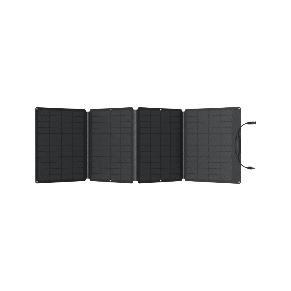 EcoFlow 110W Portable Solar Panel - Lightweight Foldable Solar Charger for Camping, RV, Hiking & Outdoor Power (Waterproof & Durable) - Perfect for Off-Grid Adventures & Emergency Power Supply