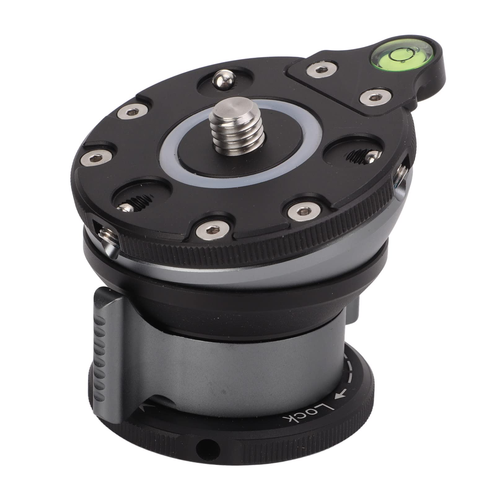 Aluminum Tripod Leveling Base with Bubble for Nikon Camera - Perfect for Panoramic Photography