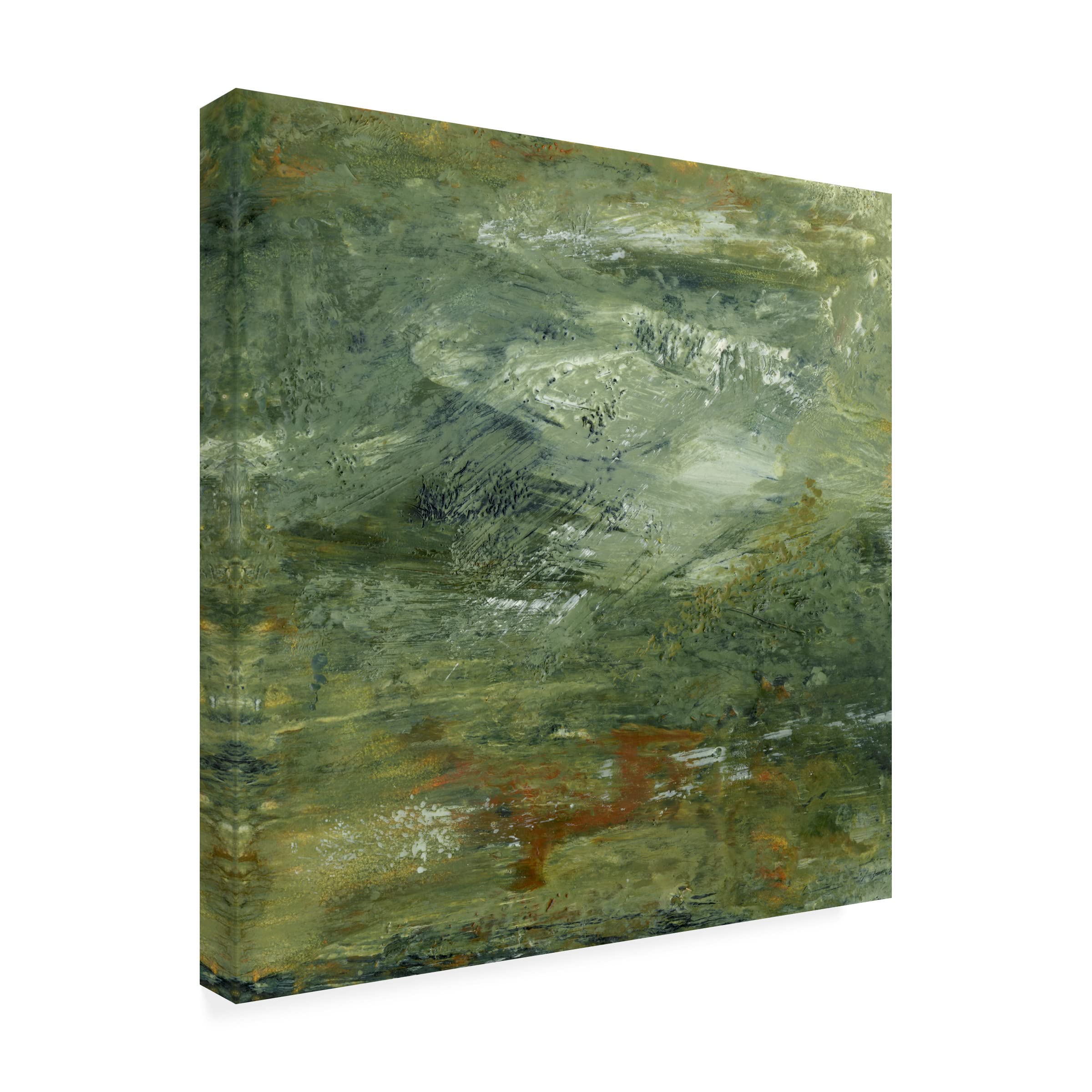 Sharon Gordon 'Encaustic Tile In Multi I' Canvas Wall Art Print - Modern Abstract Home Decor for Living Room, Bedroom & Office - Trademark Fine Art Collection