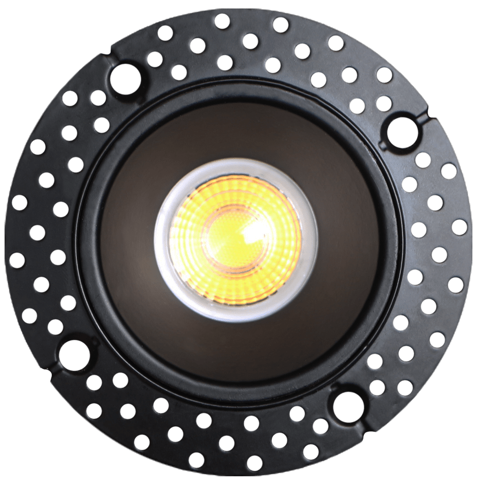 Radiant Lite 2 Inch Round Trimless LED Recessed Downlight 8W - Dimmable, CCT Selectable (2700K-5000K) - Energy Efficient Downlight for Kitchen, Bathroom & Living Room Ceiling Lighting