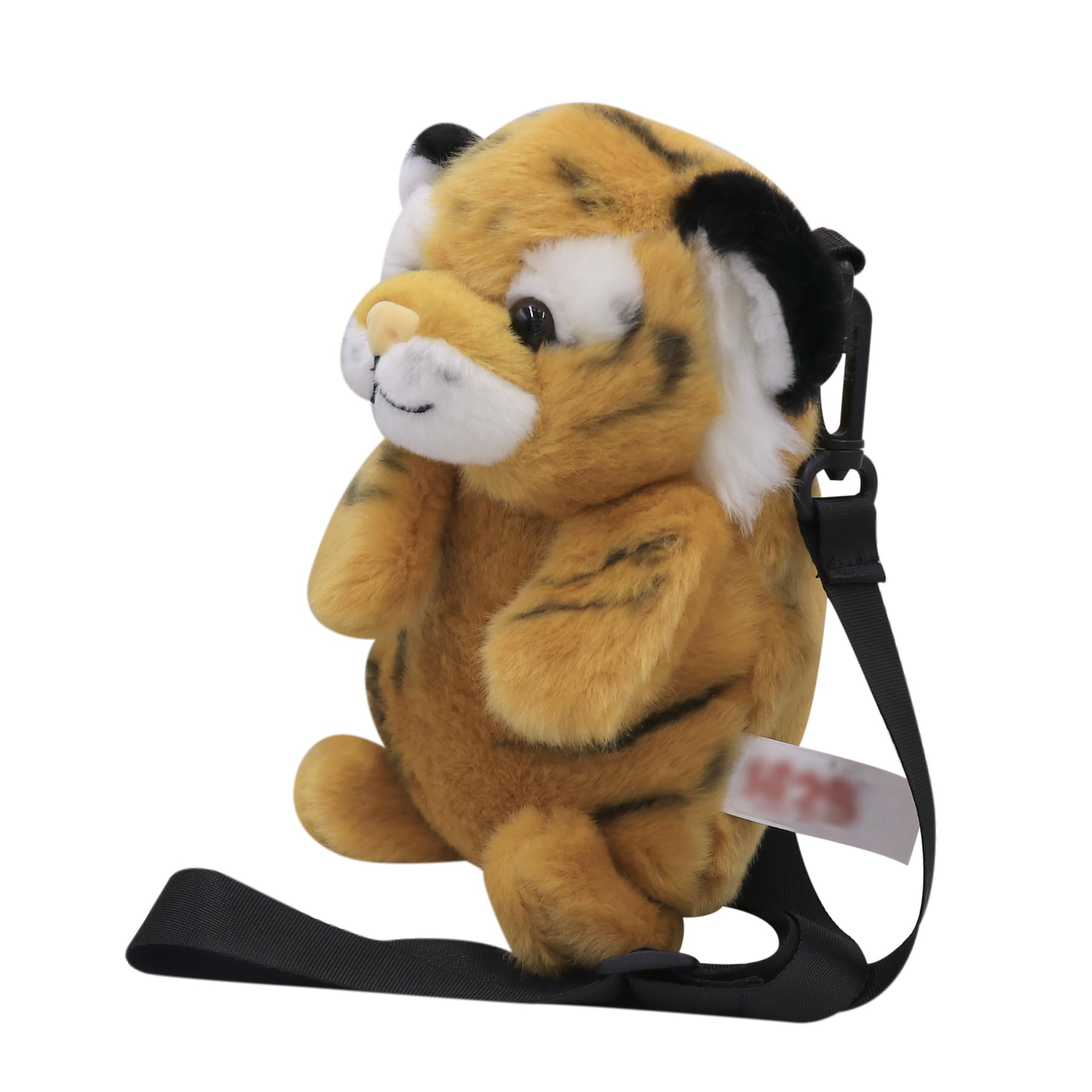 **Cute Plush Tiger Panda Crossbody Purse for Women & Girls - Small Fluffy Animal Shoulder Bag - Perfect for Casual Outings, Travel & Gifts**