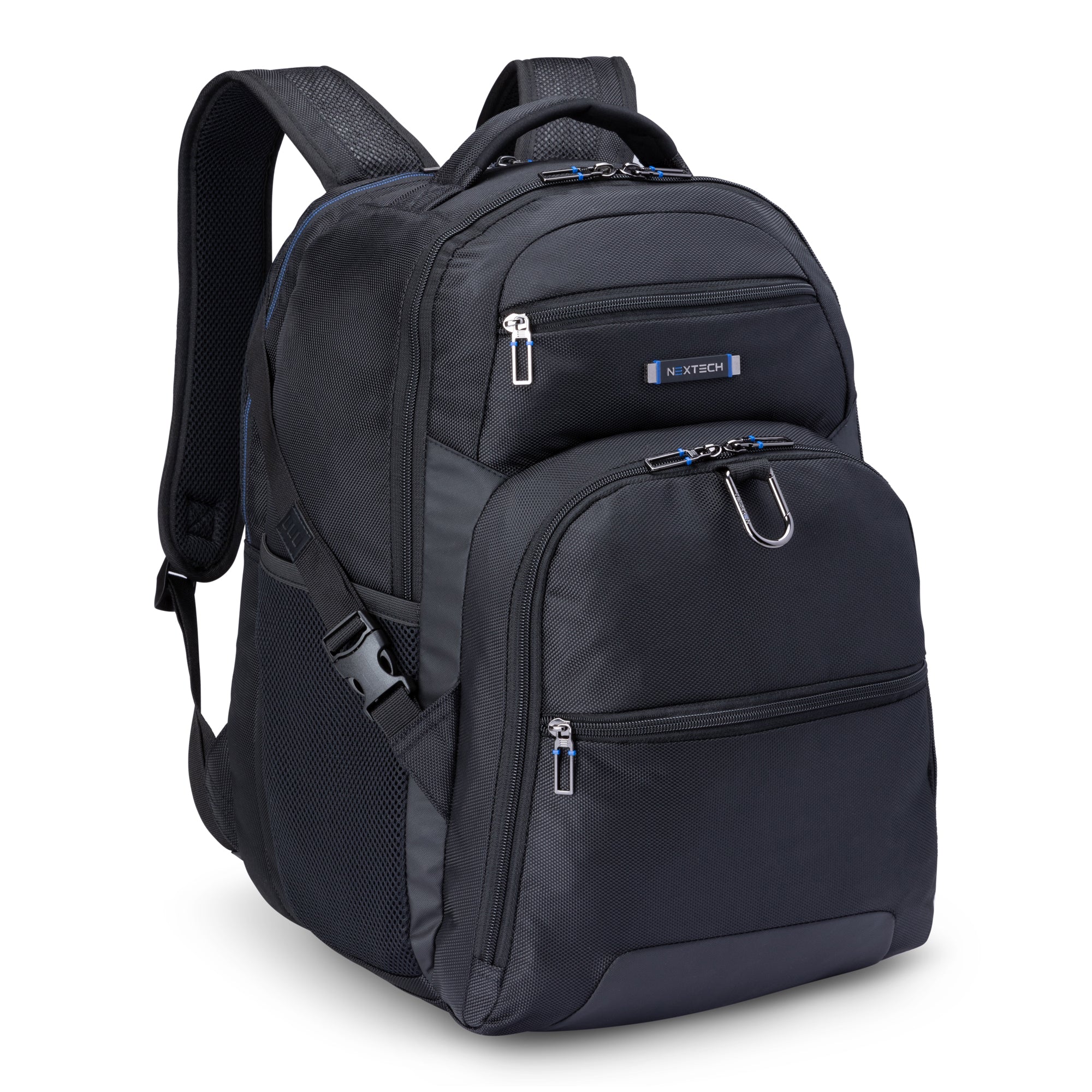 Nextech Professional Business Backpack for Men & Women - Durable Laptop Backpack with USB Charging Port - Perfect for Office, Travel, and Commuting