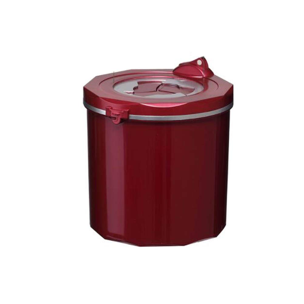 DRAGON SONIC 4L Multifunctional Trash Can with Lid - Desk & Table Waste Bin for Office, Kitchen, Bedroom - High Capacity Storage Container for Home & Office Organization