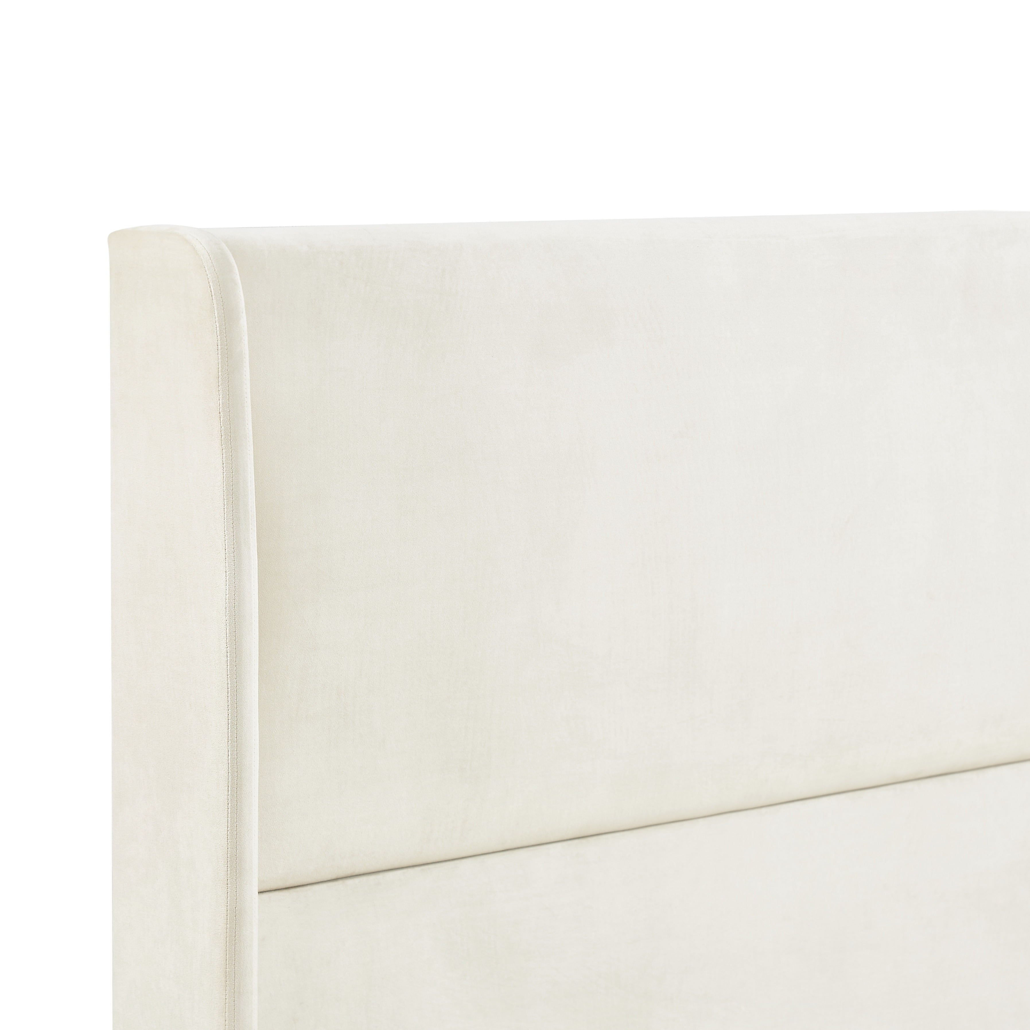 Roundhill Furniture Rozitta Upholstered Wingback Platform Bed Frame - Queen Size Upholstered Bed with Button Tufted Headboard for Bedroom, Modern Luxury Bed Frame with Sturdy Wooden Slat Support (Perfect for Master Bedroom, Guest Room or Apartment)