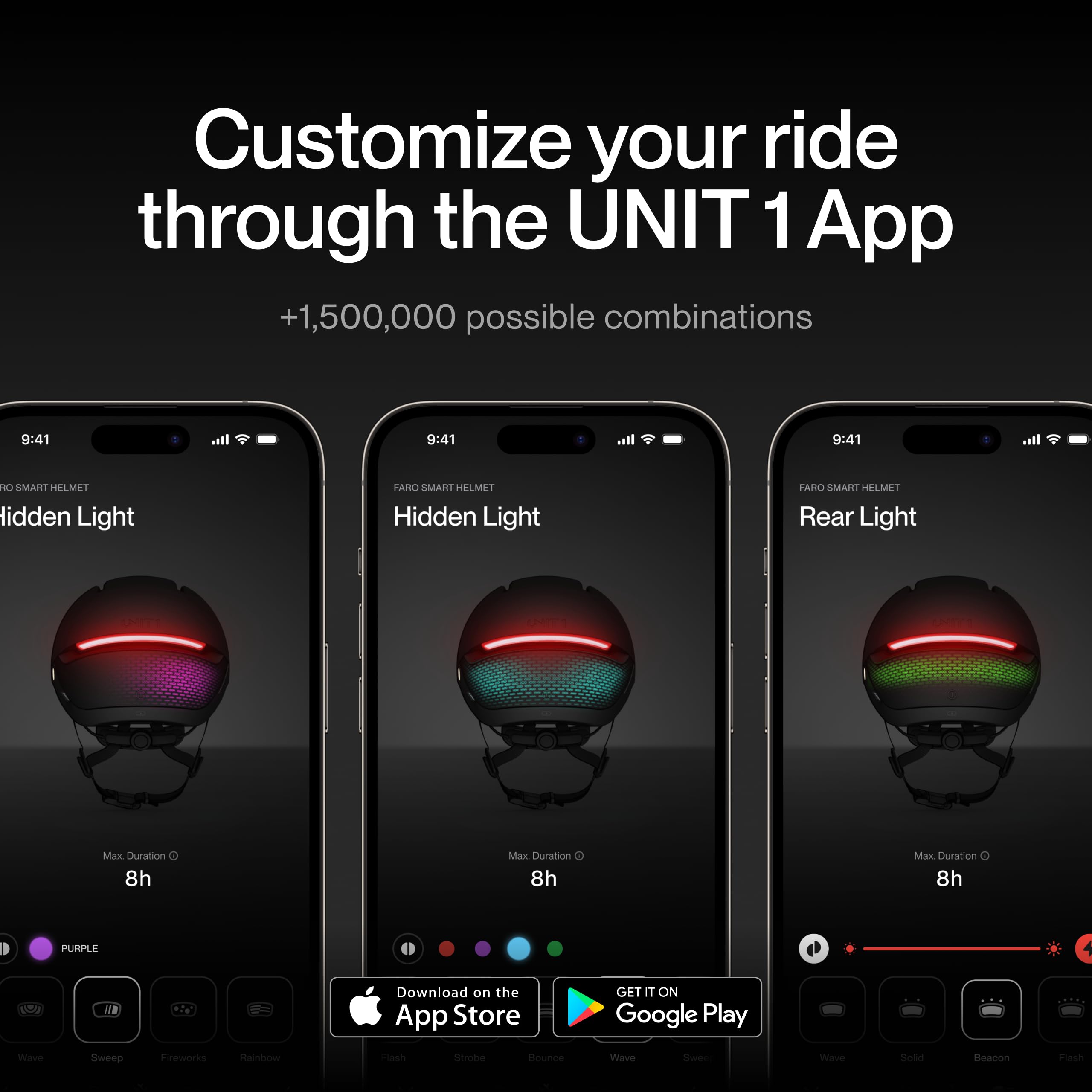 FARO Smart Helmet with MIPS Technology - LED Safety Lights for Bicycle, E-Bike & Scooter - Crash Detection Alert & Turn Signal Compatible - iOS/Android App Control - Perfect for Urban Commuting & Night Riding Safety