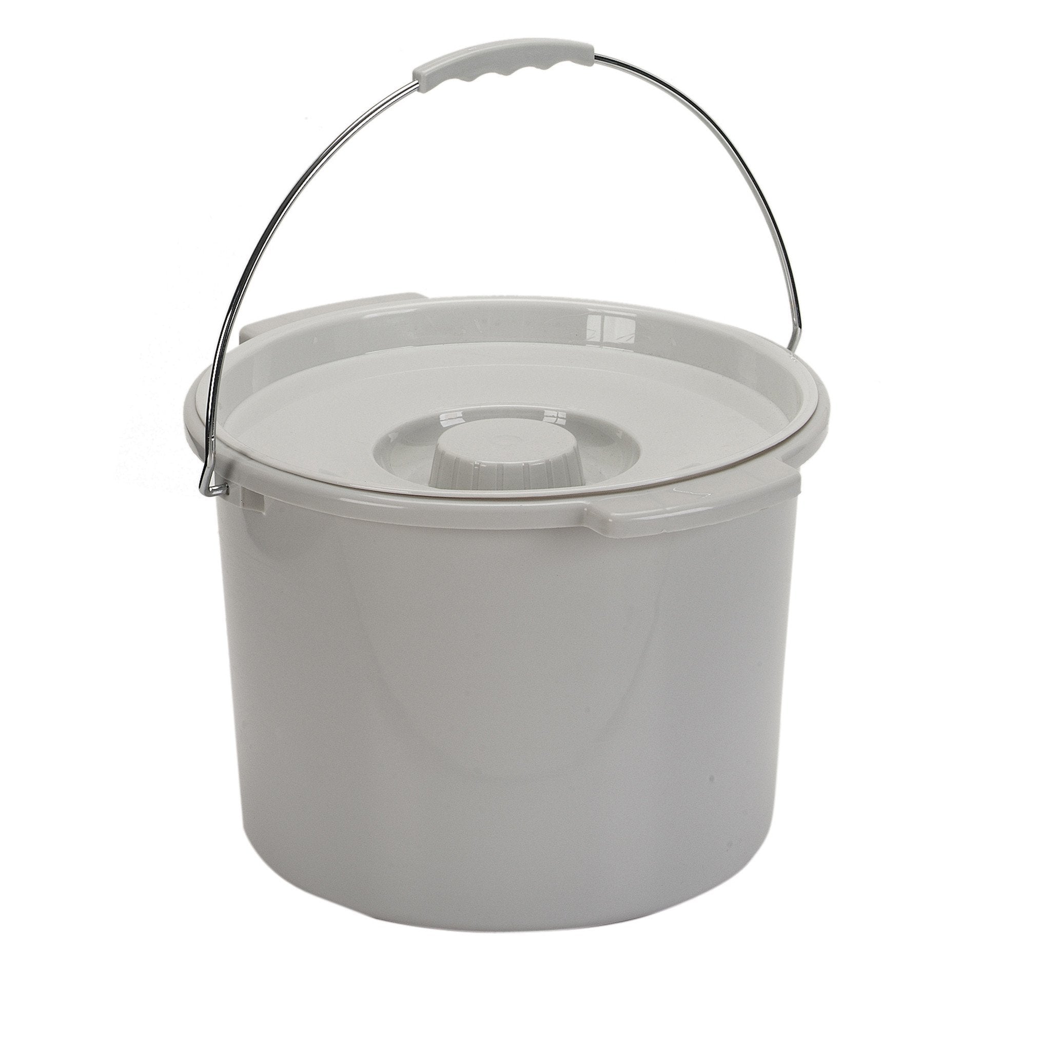 Heavy Duty Bariatric Folding Bedside Commode Seat - 500 lbs Capacity, Adjustable Height, Portable Toilet Chair for Elderly & Disabled - Ideal for Home Care, Hospitals & Travel Use