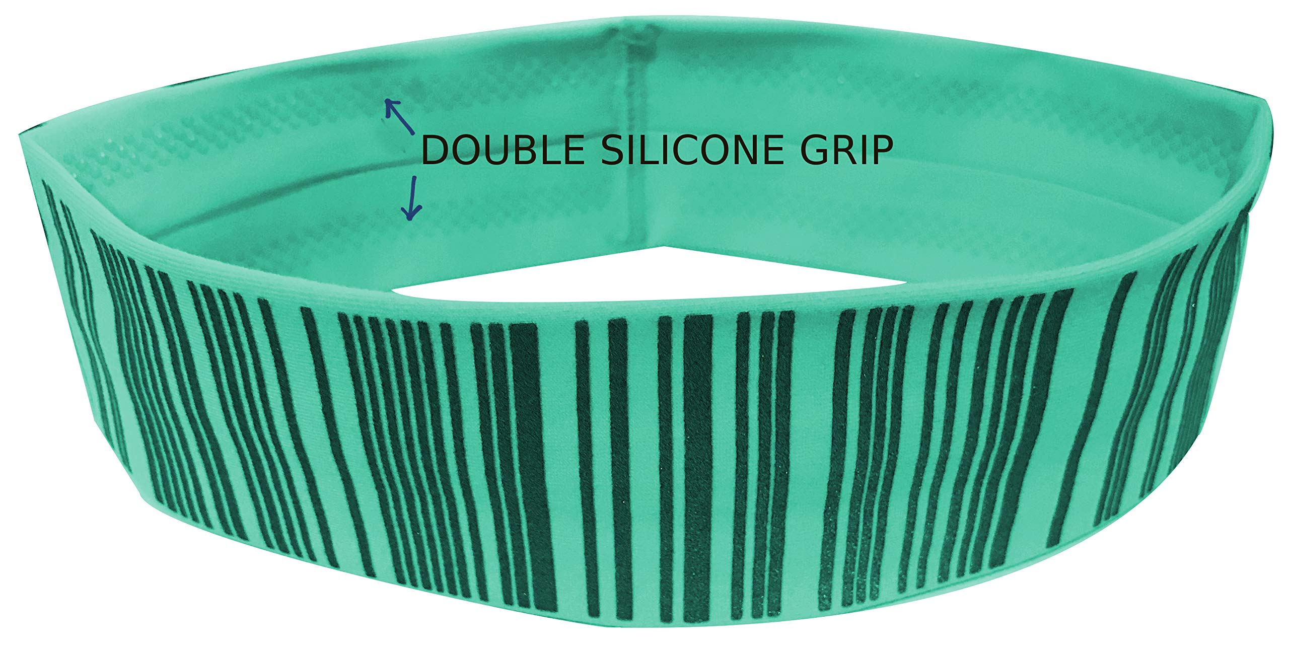 No Slip Grip Sports Headband - Breathable Nylon Sweatband for Running, Yoga & Workouts - Stay Dry & Secure During Exercise
