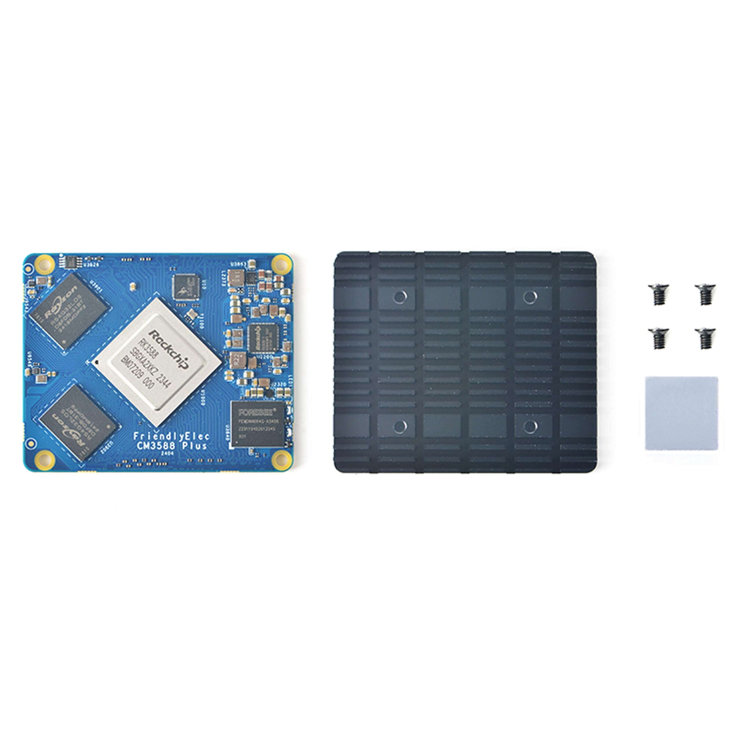 WayPonEV CM3588 Plus NAS Network Storage Module - Rockchip RK3588 8-Core CPU, 32GB RAM, 256GB eMMC - High Performance Home Cloud Server, AI Deep Learning & Laptop Replacement for Data Storage, Media Streaming & Smart Office Solutions