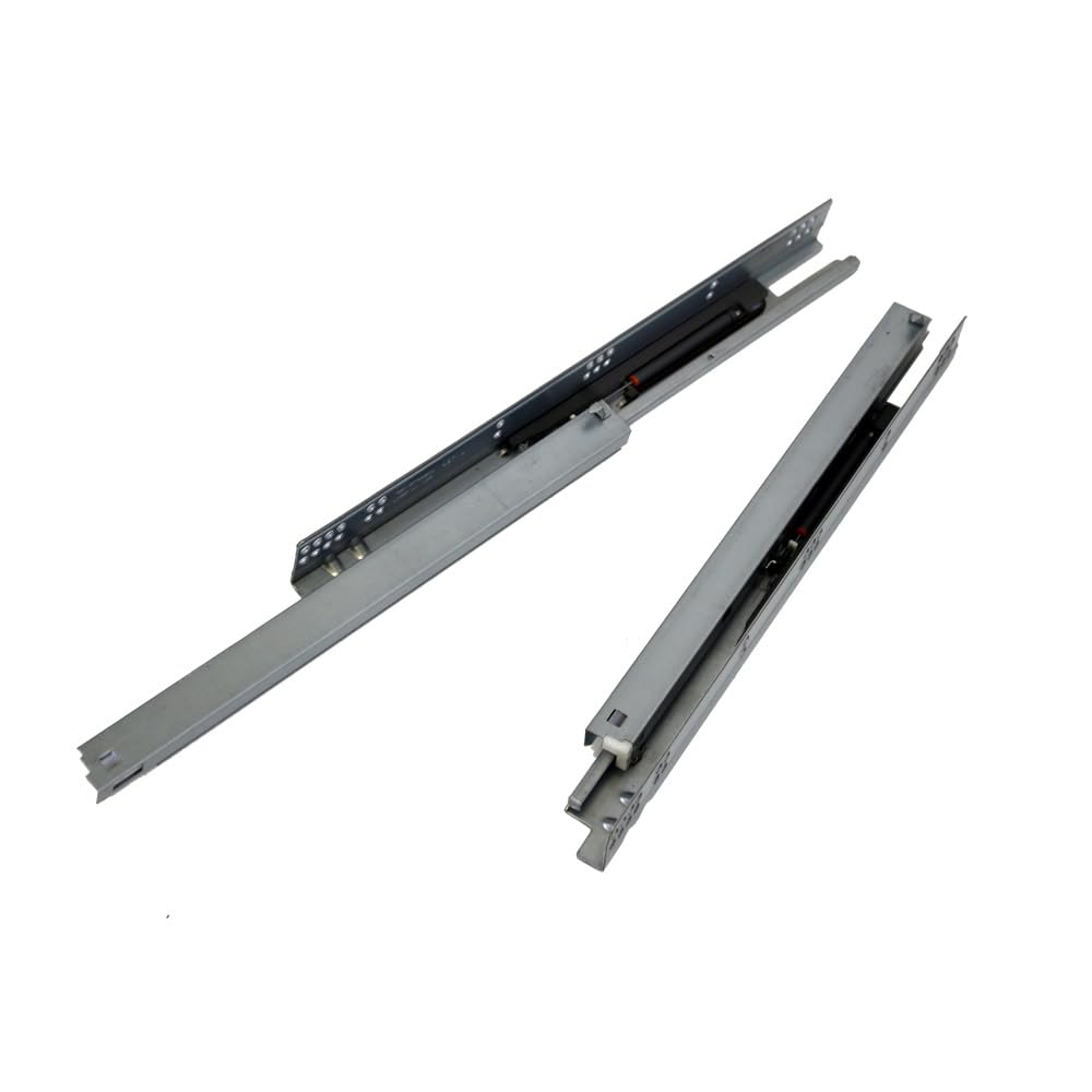 Soft Close Drawer Glides for Bathroom Vanity - 1 Pair, Fits Brookings Vanities (Model 915710) - Smooth Silent Closing Mechanism for Quiet Bathroom Storage