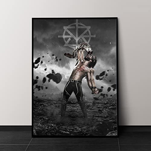 Seth Rollins The Wizard Wrestling Poster - Motivational Wall Art for Home Gym, Bedroom & Office Decor - Inspirational Sports Room Aesthetic
