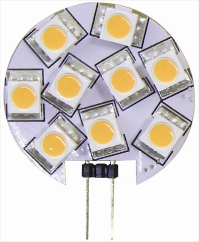 Westgate GZ-G4-9L-32K 12V LED Round Light Bulbs - Energy Efficient Circle Shape Lights for Home, RV, Boat & Marine Lighting