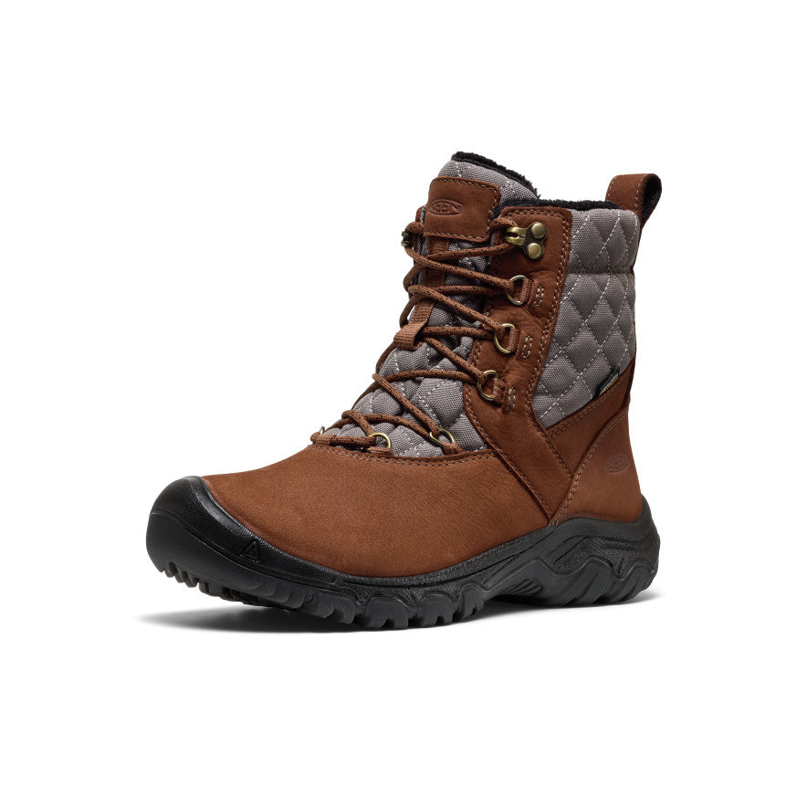 Women's Greta II Waterproof Winter Boots - Bison Leather | Warm & Comfortable for Snow, Rain & Outdoor Activities