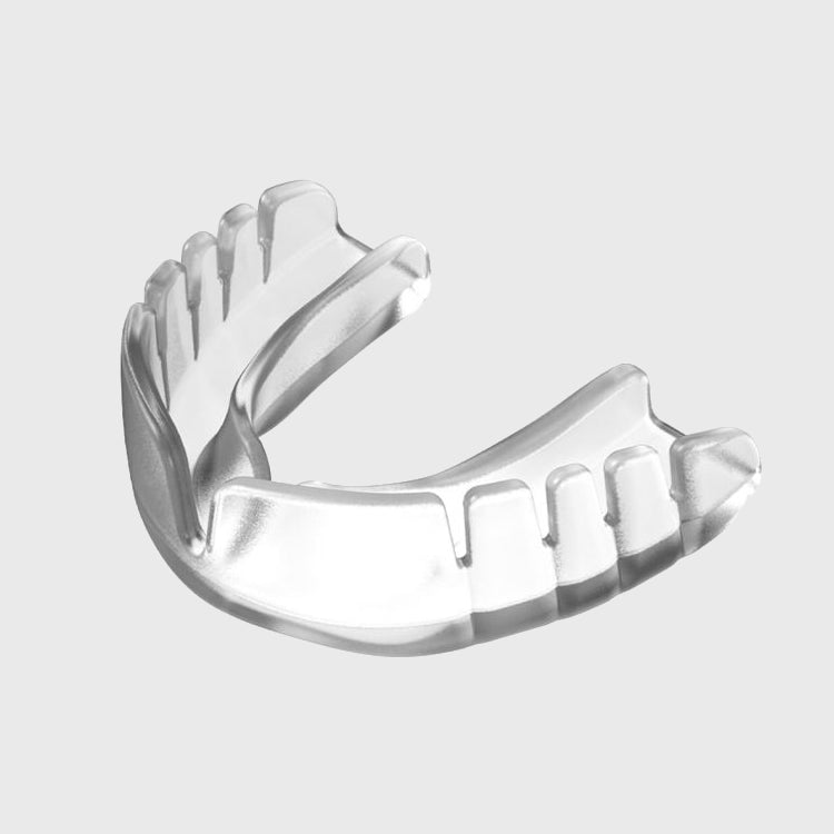 Opro Snap Fit Mouthguard - Clear Custom Fit Dental Guard for Sports & Teeth Grinding - Perfect for Boxing, MMA, Football & Nighttime Use