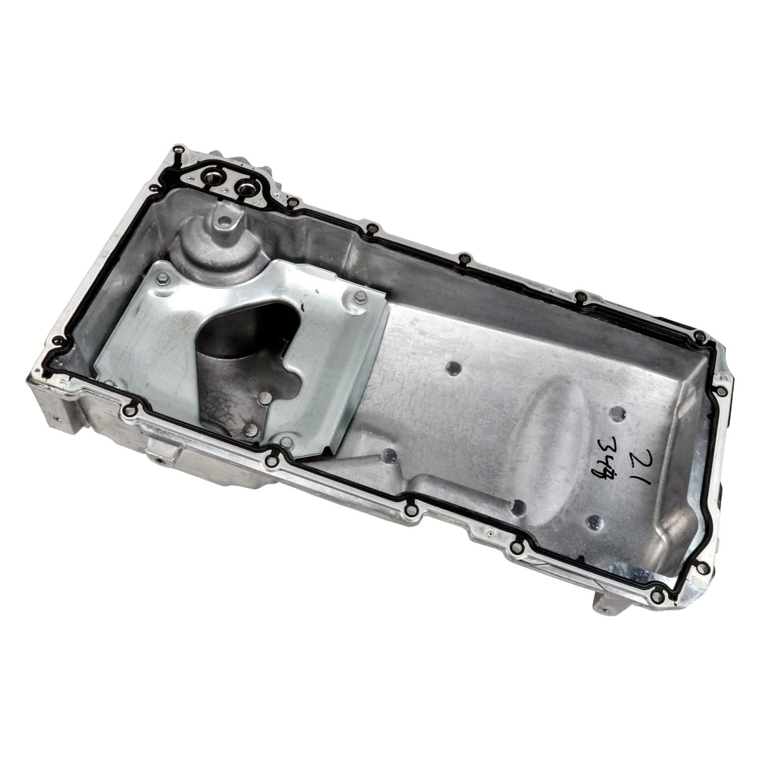 Genuine OEM 12624621 Engine Oil Pan - Black Replacement Part for Smooth Engine Performance | Perfect for DIY Car Repairs & Maintenance