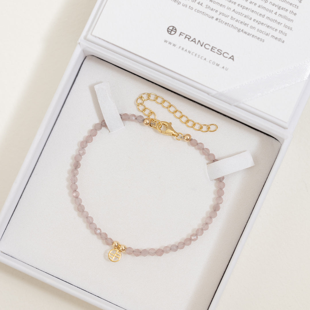 Motherless Daughters Awareness Bracelet - Inspirational Memorial Jewelry for Women Coping with Loss - Perfect for Grieving, Healing & Honoring Loved Ones