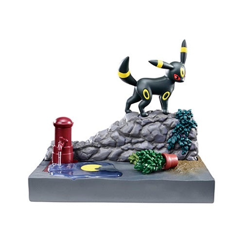 Pokemon Town Back Alley at Night 3-Inch Re-Ment Collectible Figure - Perfect for Display, Gift Giving & Anime Collections