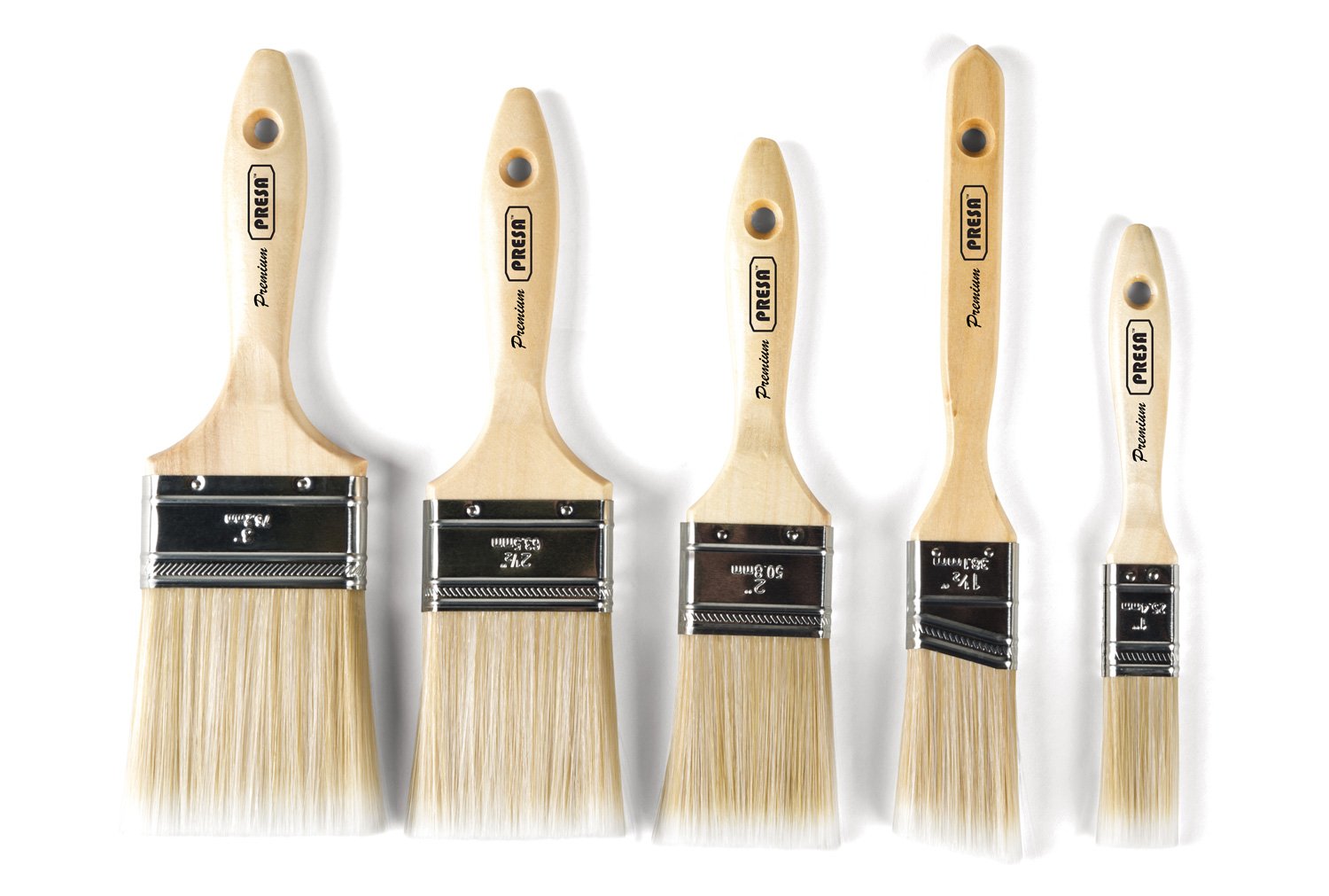 Premium Paint Brushes Set - 5 Piece Professional Artist Brushes for Acrylic, Oil & Watercolor Painting - Perfect for Canvas, Wood & DIY Home Decor Projects