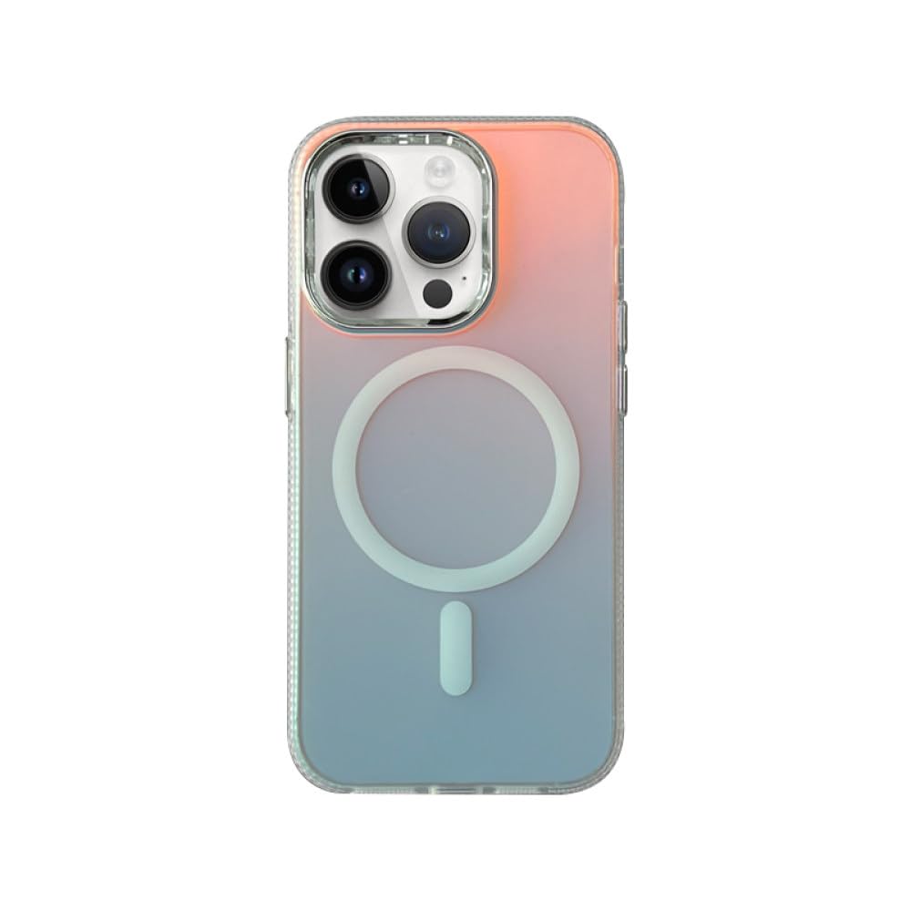Minimalist Solid Color Matte Acrylic Case for iPhone 15 Pro Max 14 13 12 Pro Max 11 - Colorful Laser Design Protective Cover by XBai - Slim Durable Phone Case for Work, Travel & Everyday Use