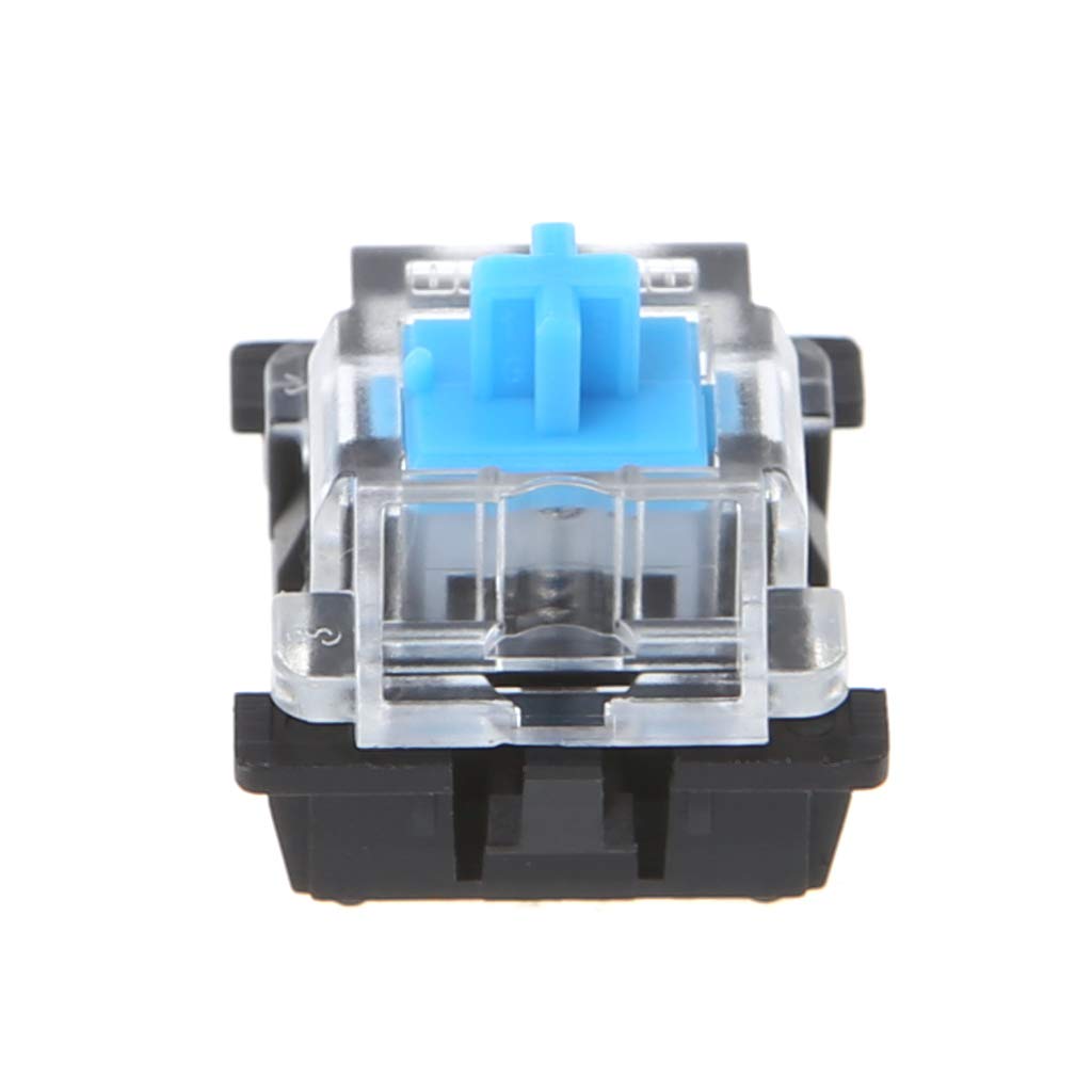 10Pcs Blue 3-Pin Mechanical Keyboard Switches for Cherry MX Keyboards - Keyboard Tester Kit with Tactile Clicky Feel | Perfect for Gaming, Typing & DIY Keyboard Builds