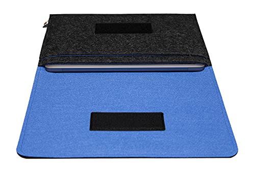 Handmade Vegan Leather Sleeve Case for MacBook Pro & Air 13/14/15/16 Inch - Protective Laptop Cover with Accessories Pocket | Perfect for Work, Travel & School