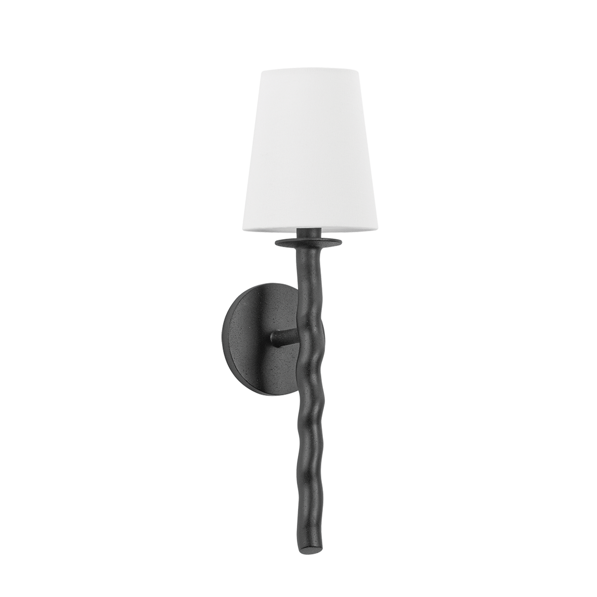 Alvaro Modern Wall Sconce - Textured Black Finish - Indoor/Outdoor Lighting for Living Room, Bedroom, or Patio Decor