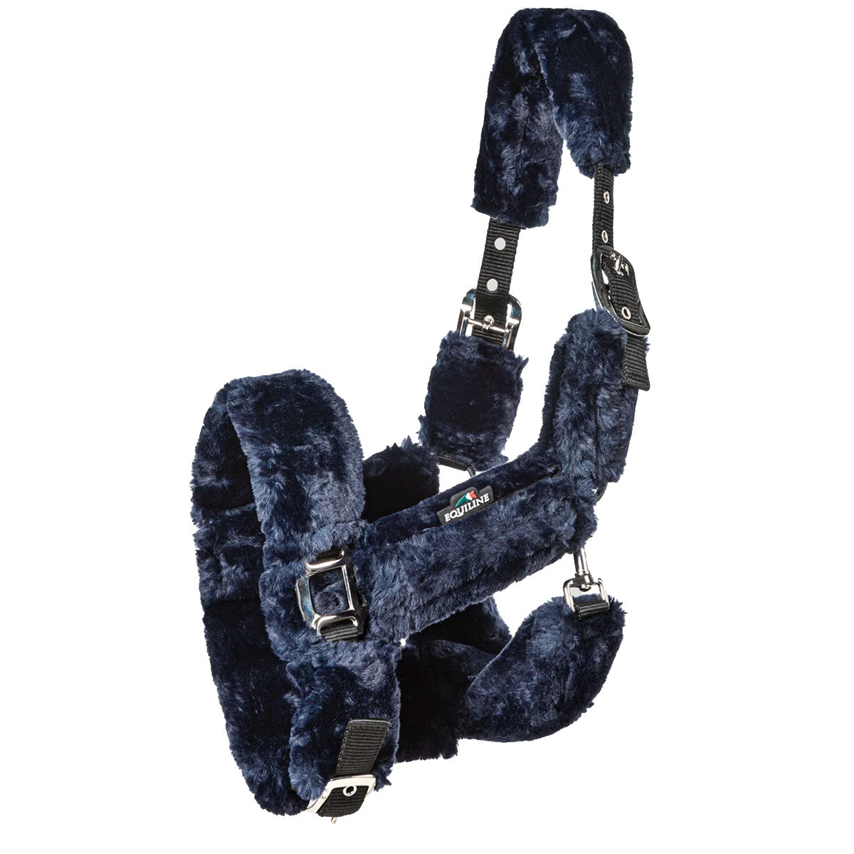Equiline Terris Sheepskin Shipping Halter - Soft & Comfortable Horse Halter for Safe Transport | Perfect for Travel, Shows & Veterinary Visits