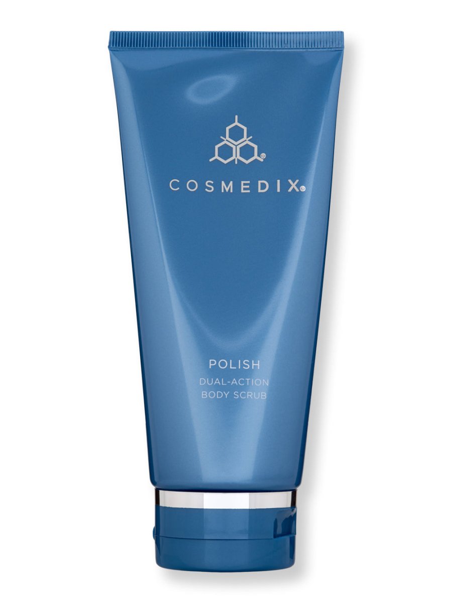 COSMEDIX Polish Dual Action Body Scrub - Exfoliating & Hydrating Treatment for Smooth Skin - 6.3 oz | Perfect for Dry Skin & Pre-Shave Prep | Spa-Quality At-Home Skincare