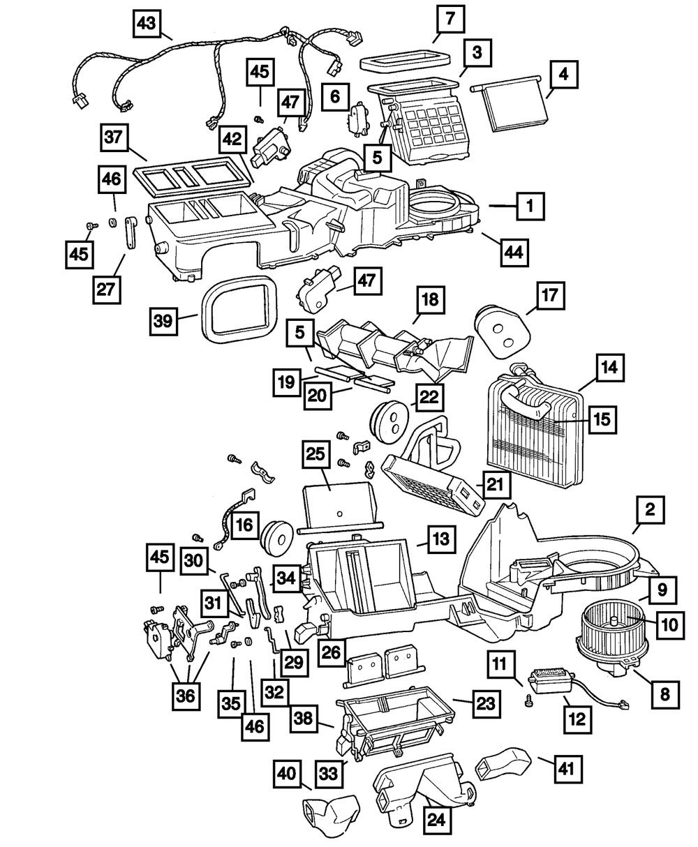 Mopar Mode Door Actuator - HVAC Blower Motor Replacement Part for Dodge, Jeep, Chrysler Vehicles - Perfect for Climate Control System Repairs