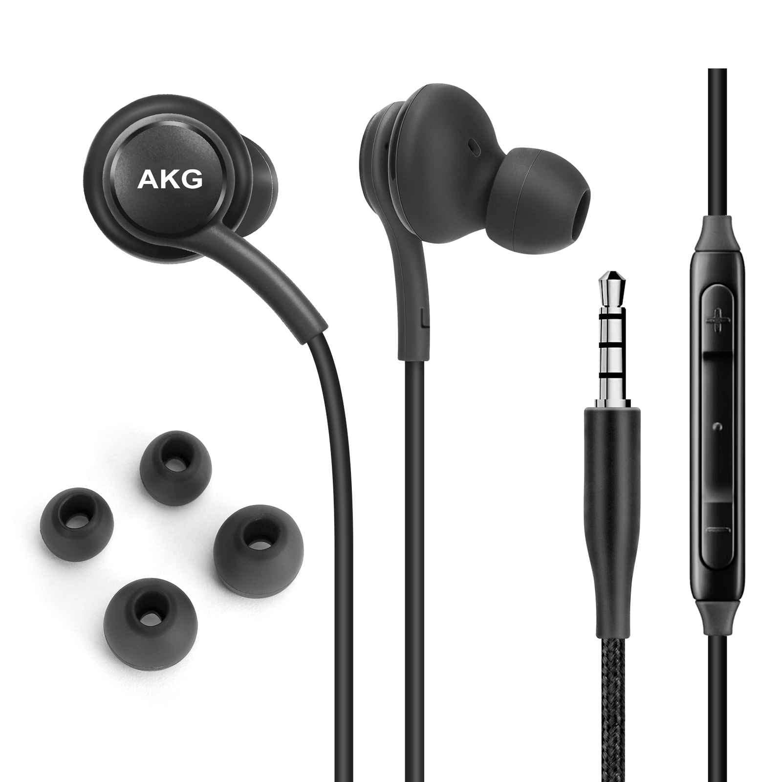 UrbanX Stereo Earbuds with Microphone & Volume Control | Braided Cable Headphones for Infinix Zero 6 Pro | US Warranty Included | Perfect for Gaming, Workouts & Commuting