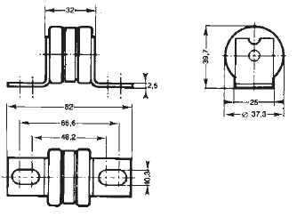 250NBF 690V 250 Amp aR Semiconductor I²t Fuse BS88 Style - High Voltage Protection for Industrial Equipment & Power Electronics