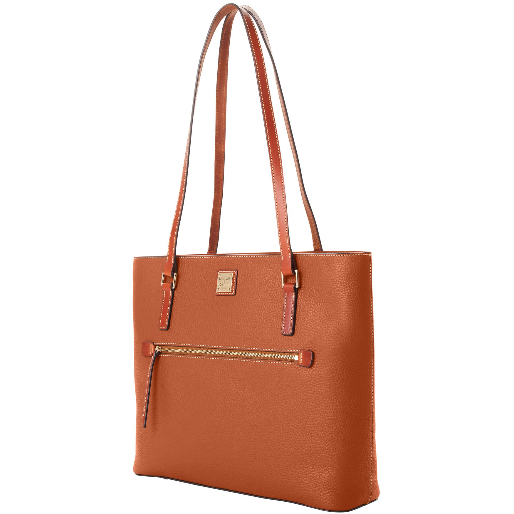 Dooney & Bourke Women's Large Leather Tote Bag with Long Shoulder Strap - Stylish Shopper Purse for Work, Travel & Everyday Use