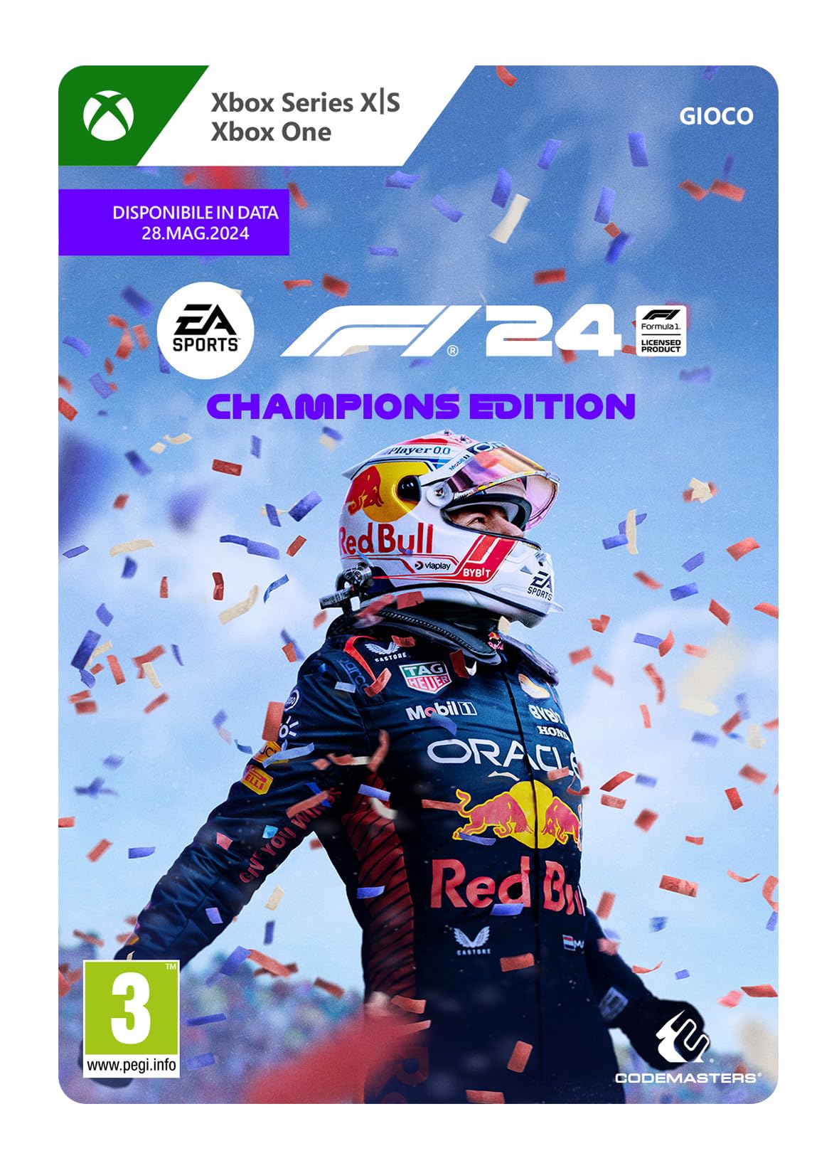F1 24 - Champions Edition | Xbox One & Series X|S Digital Download Code - Racing Game for Motorsport Fans | Perfect for Competitive Multiplayer & Career Mode