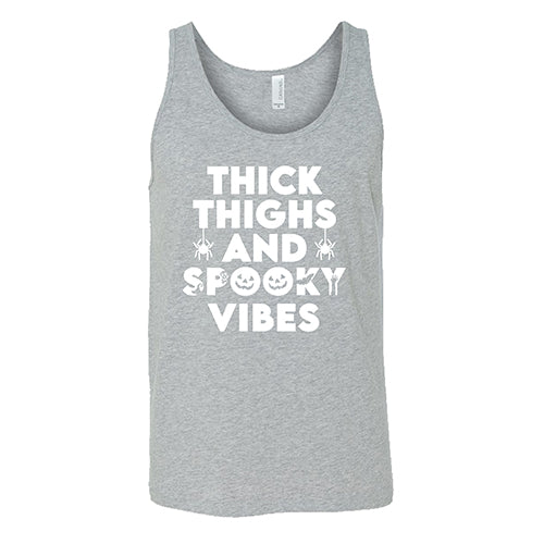 Thick Thighs & Spooky Vibes Graphic T-Shirt - Unisex Casual Cotton Tee for Halloween, Fall Fashion & Everyday Wear