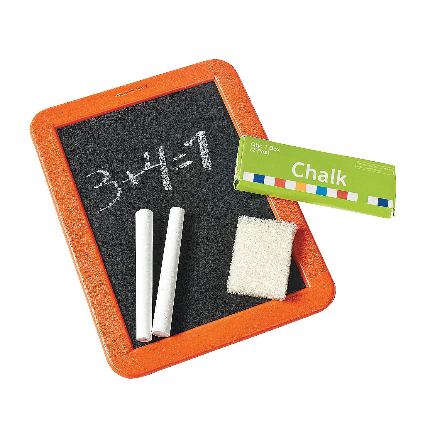 12-Piece Chalk and Chalkboard Set for Kids - Non-Toxic Learning & Craft Activities for Home, School, and Classroom Use