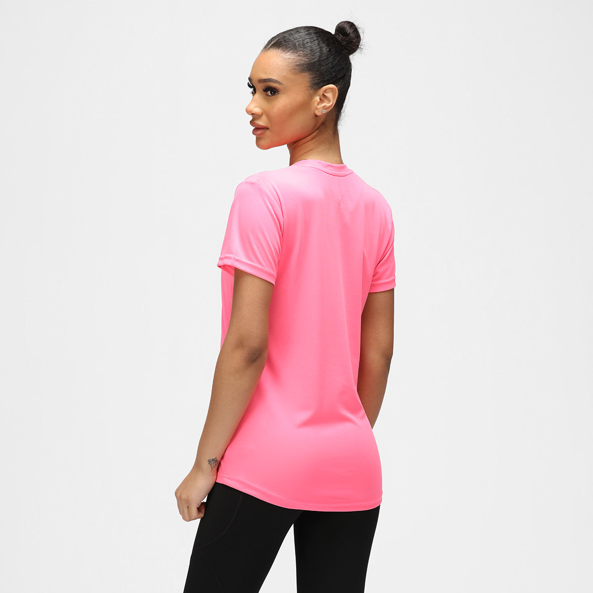 Bright Pink Diamond Women's Technical T-Shirt - Moisture-Wicking, Breathable & Stylish for Workouts, Yoga & Outdoor Activities