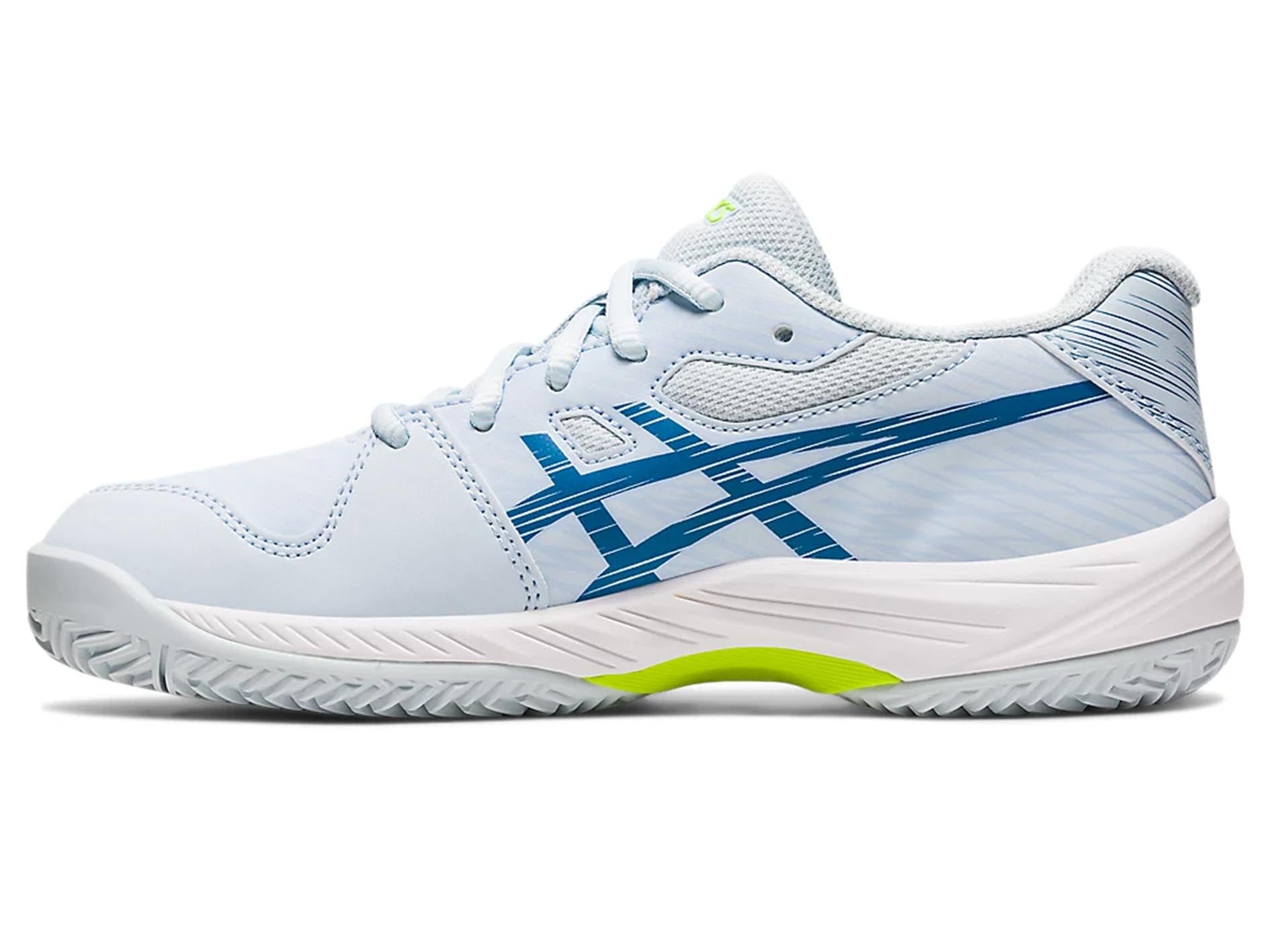 ASICS Junior Gel Game 9 GS Tennis Shoes for Kids - 1044A057-400 | Lightweight & Supportive Court Sneakers for Junior Players - Perfect for Tennis Training & School Sports