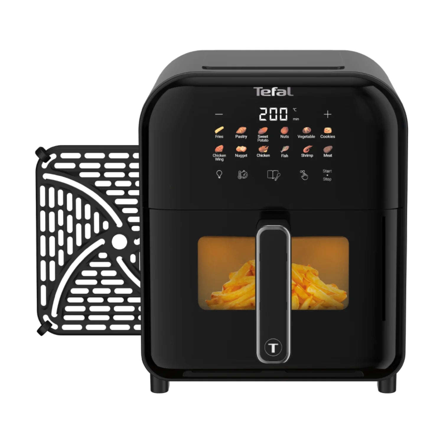 Tefal Easy Fry Vision Far Infrared Air Fryer 6L (EY8218) - Healthy Oil-Free Cooking for Family Meals, Snacks & Quick Dinners