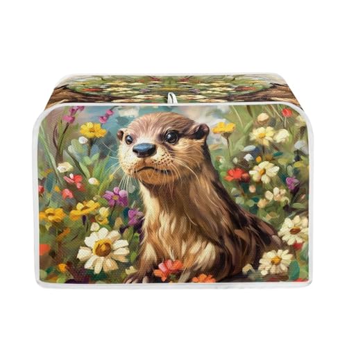 Otter Flower - Green and Brown