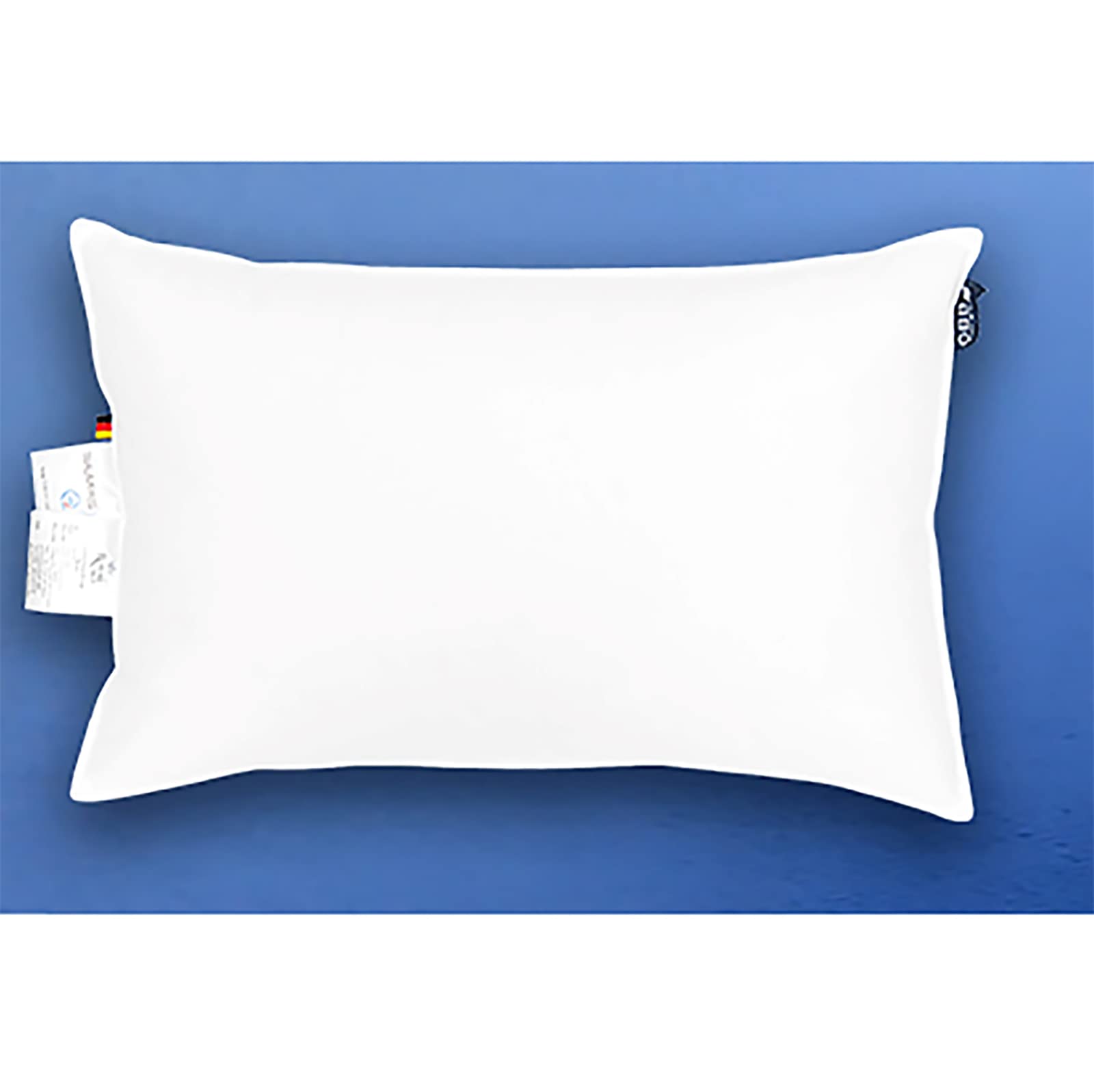 Premium ZJING Down Pillows - 100% White Goose Down, Hotel Quality Luxury Pillows for Side & Back Sleepers - Ultra Soft Cotton Cover - Perfect for Bedroom, Guest Room & Travel Use