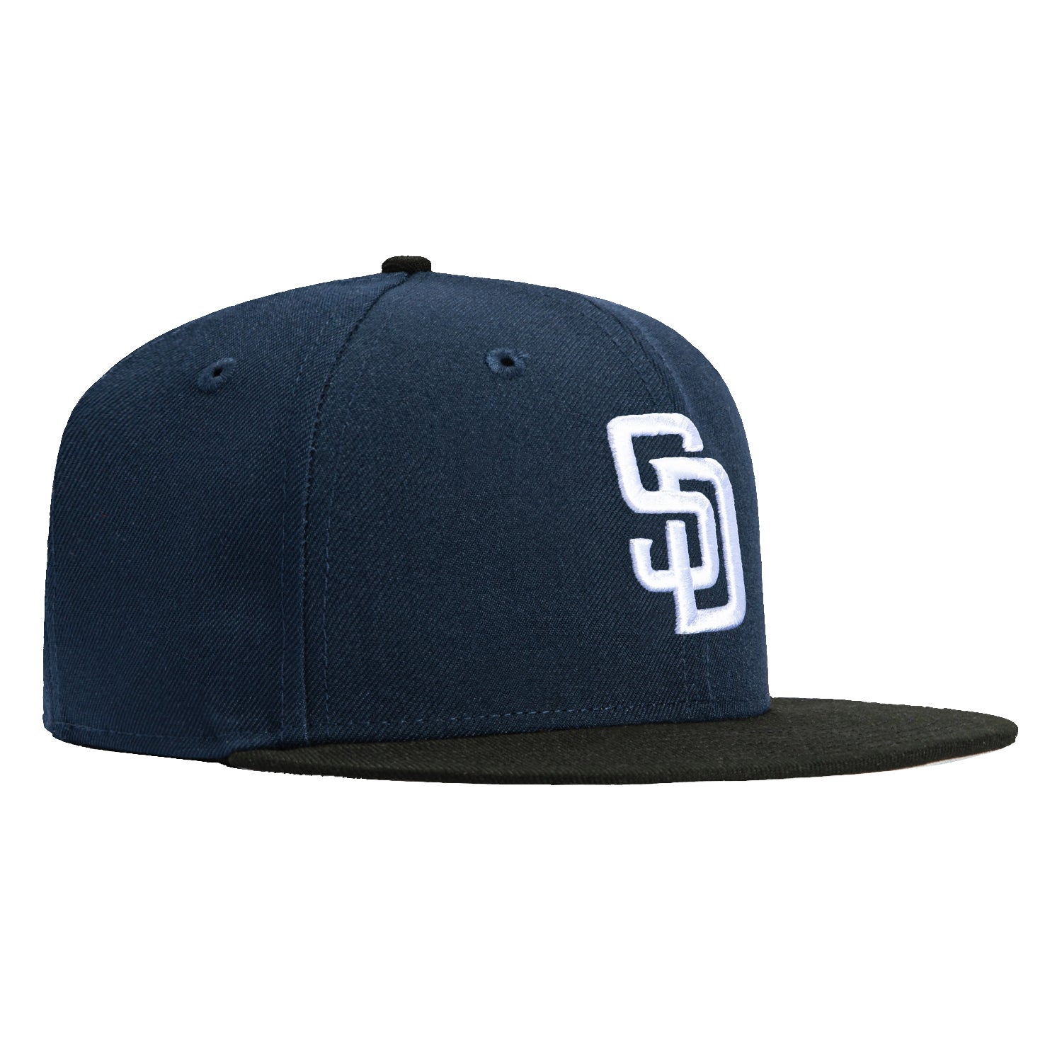 New Era 59Fifty San Diego Padres Baseball Cap - Navy, Black & White Adjustable Snapback Hat for Men & Women | Perfect for Games, Streetwear & Sports Fan Gifts