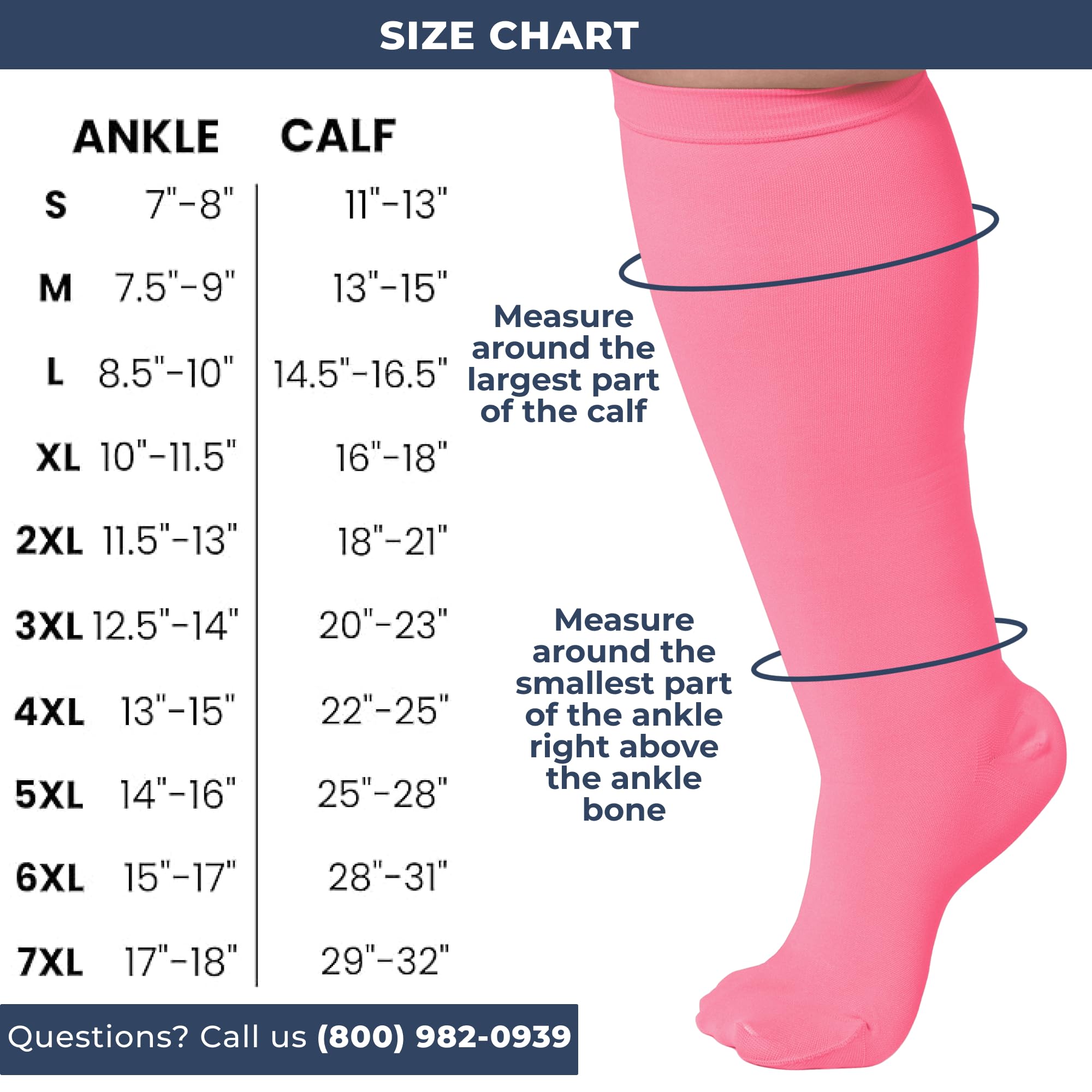 Mojo 20-30mmHg Medical Grade Compression Socks for Women & Men - Knee High Support Stockings for Circulation, Travel & Recovery - Doctor Recommended for Varicose Veins, Pregnancy & Post-Surgery