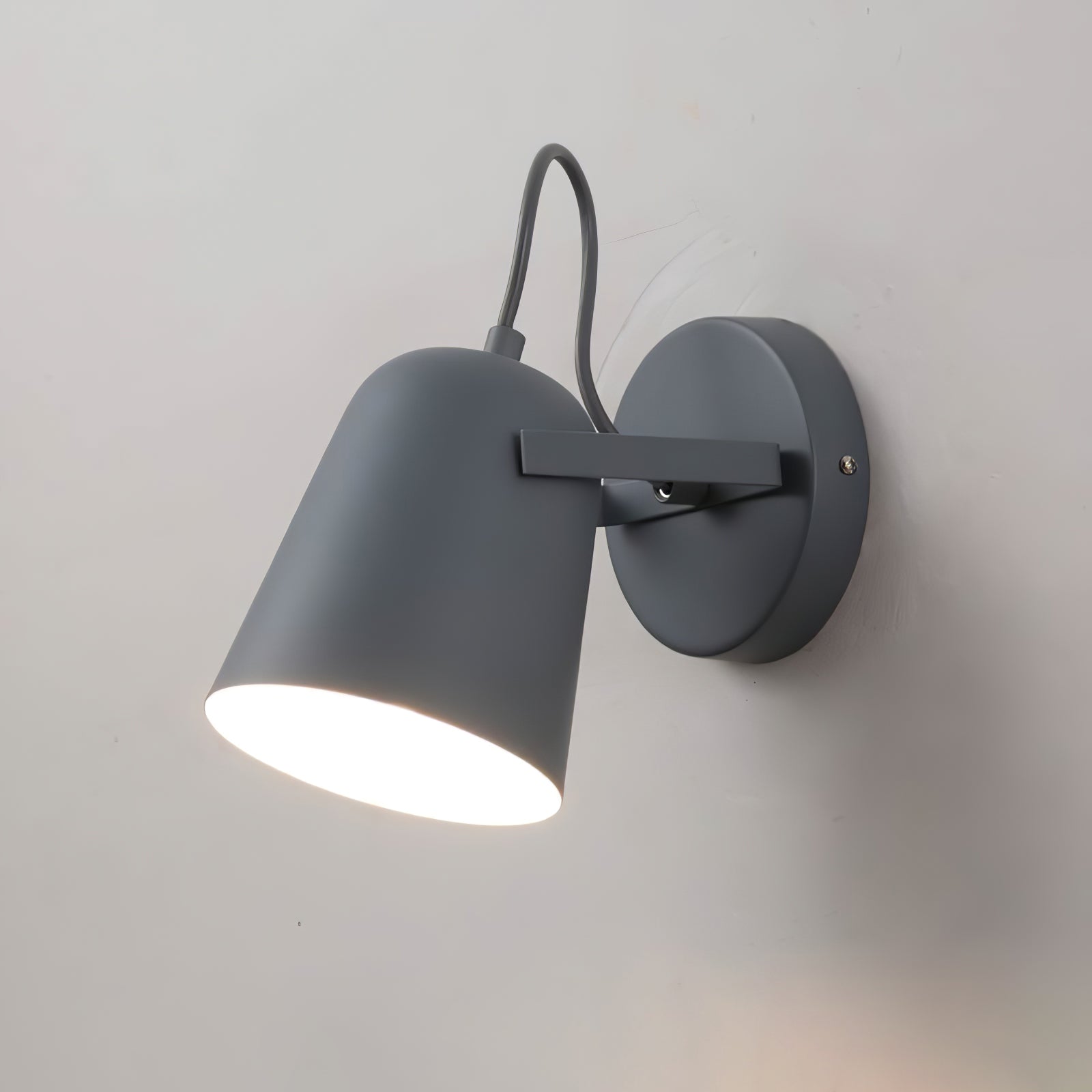 Rotatable Wall Lamp with Adjustable Bells - Modern LED Sconce Light for Bedroom, Living Room & Hallway Decor