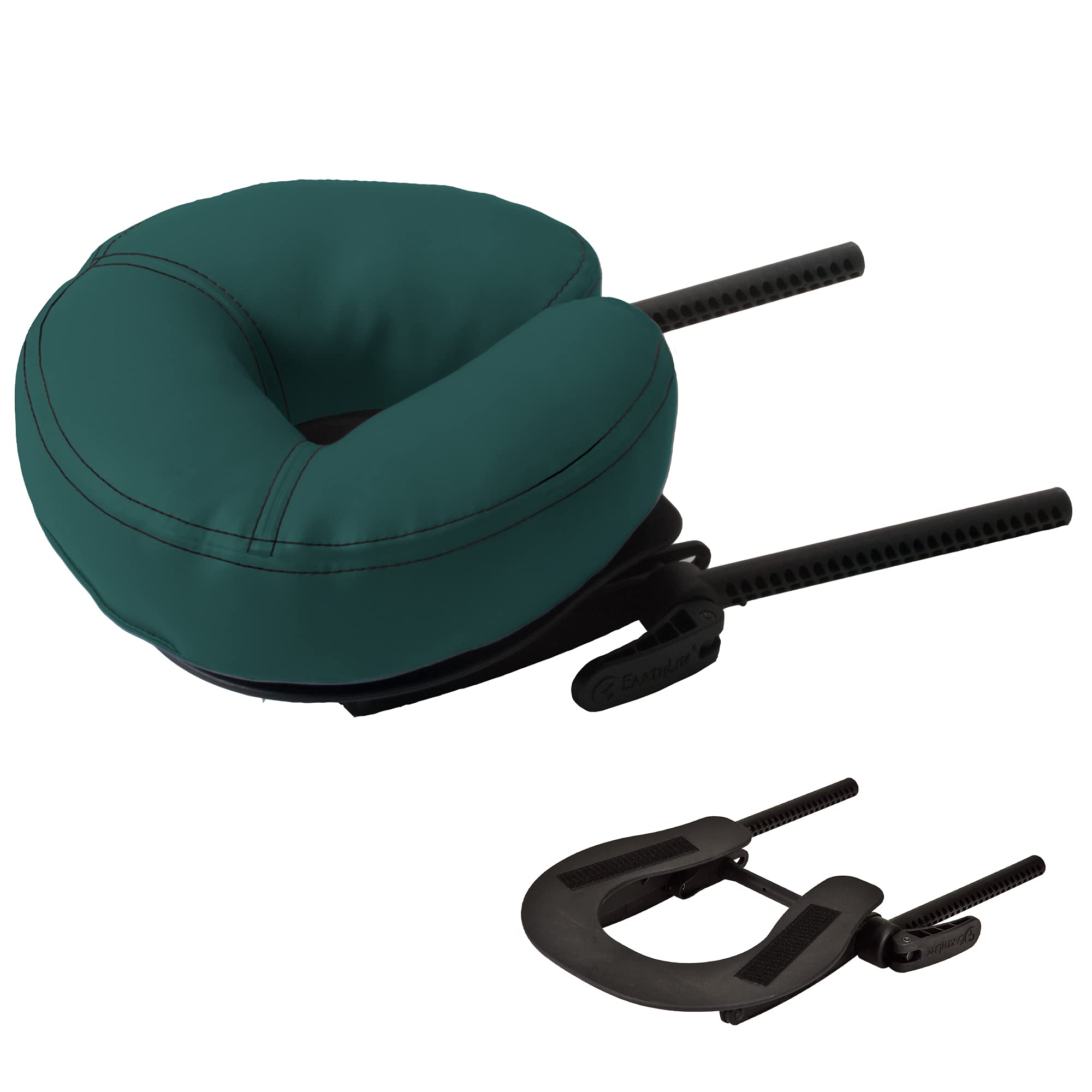 EARTHLITE Deluxe Adjustable Massage Table Face Cradle with Comfortable Face Pillow - Professional Massage Therapy Headrest for Tables & Chairs | Perfect for Spa, Clinic, and Home Use