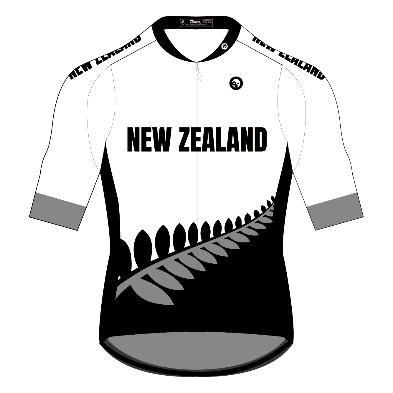 Premium New Zealand Cycling Jersey - Breathable & Moisture-Wicking Bike Shirt for Men & Women - Perfect for Road Biking, Mountain Cycling & Outdoor Sports (PRE ORDER)