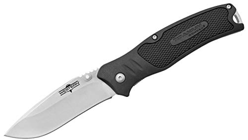 Camillus Western BlacTrax Folding Knife - Premium Stainless Steel Pocket Knife for Camping, Hiking & Outdoor Adventures