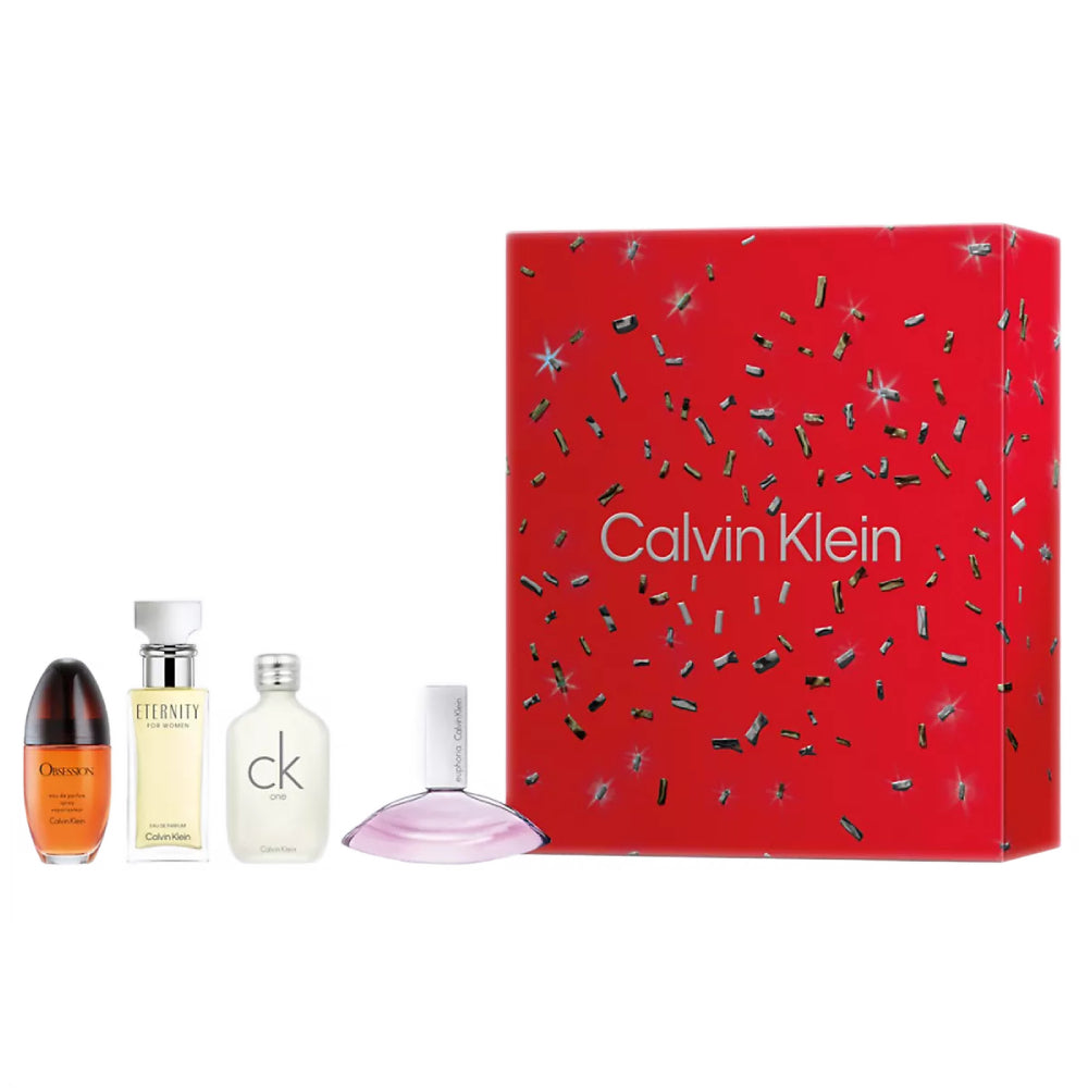 Calvin Klein Women's Perfume Gift Set - 4 Piece Fragrance Collection for Women | Perfect for Birthdays, Anniversaries & Special Occasions