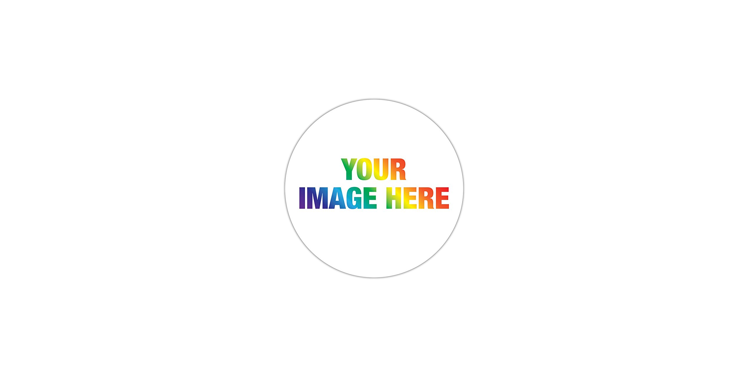 1000 Customizable 2 Inch Round Stickers - Upload Your Own Design - Permanent Waterproof Labels for DIY Crafts, Product Packaging & Organization
