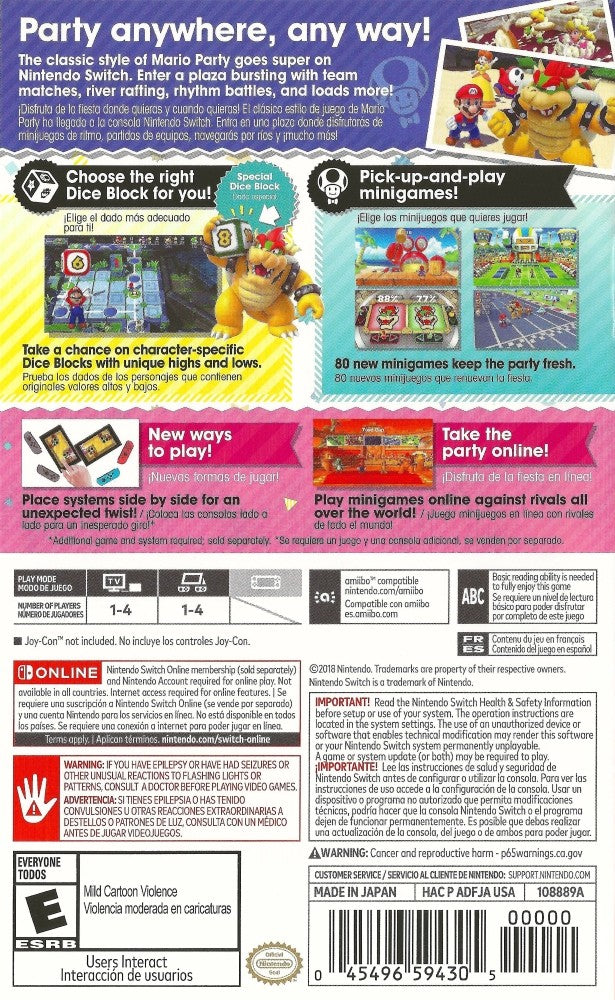 Super Mario Party - Fun Multiplayer Nintendo Switch Game for Family & Friends - Perfect for Game Nights & Parties
